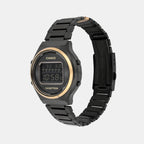 Enticer Men Quartz Black Dial Digital Stainless Steel Watch A2380