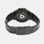 Enticer Men Quartz Black Dial Digital Stainless Steel Watch A2380