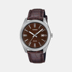 Enticer Men Quartz Brown Dial Analog Leather Watch A2397