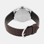 Enticer Men Quartz Brown Dial Analog Leather Watch A2397