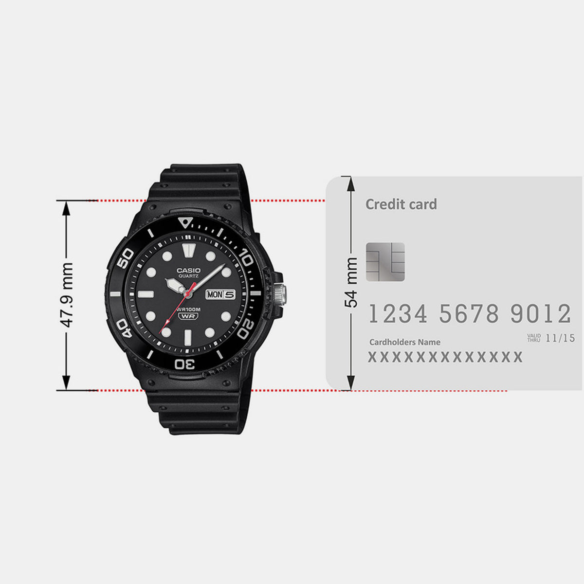 Youth Men Quartz Black Dial Analog Resin Watch A2402