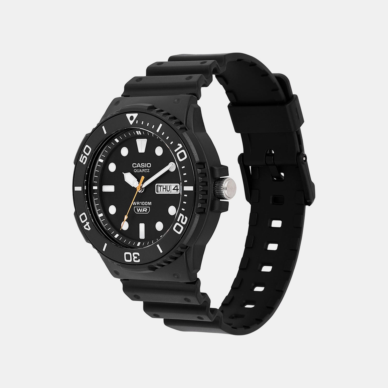 Youth Unisex Quartz Black Dial Analog Resin Watch A2402