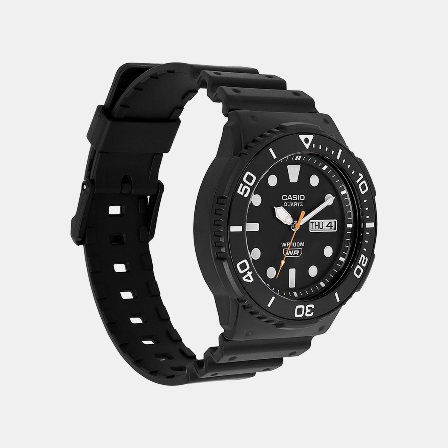 Youth Unisex Quartz Black Dial Analog Resin Watch A2402