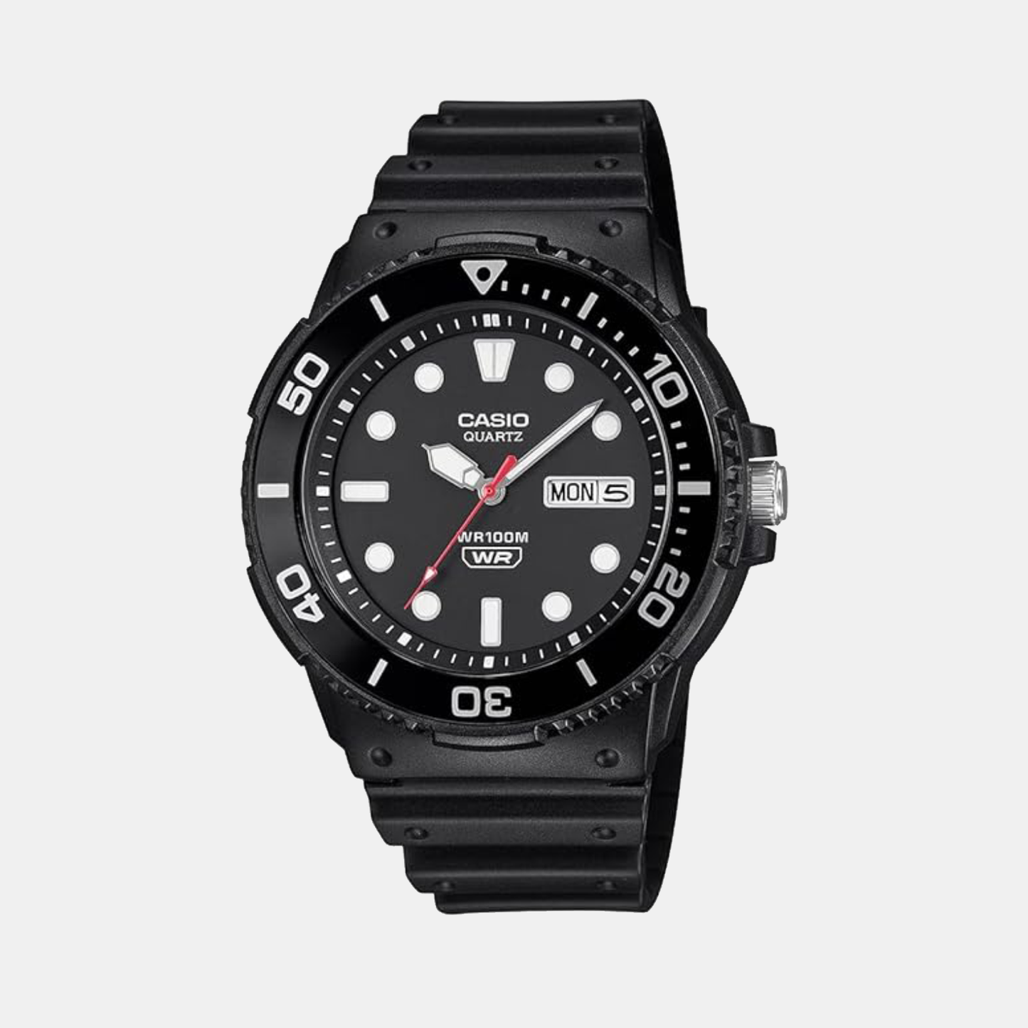 Youth Unisex Quartz Black Dial Analog Resin Watch A2402