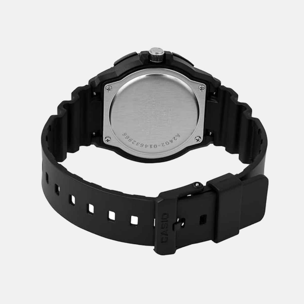 Youth Men Quartz Black Dial Analog Resin Watch A2402