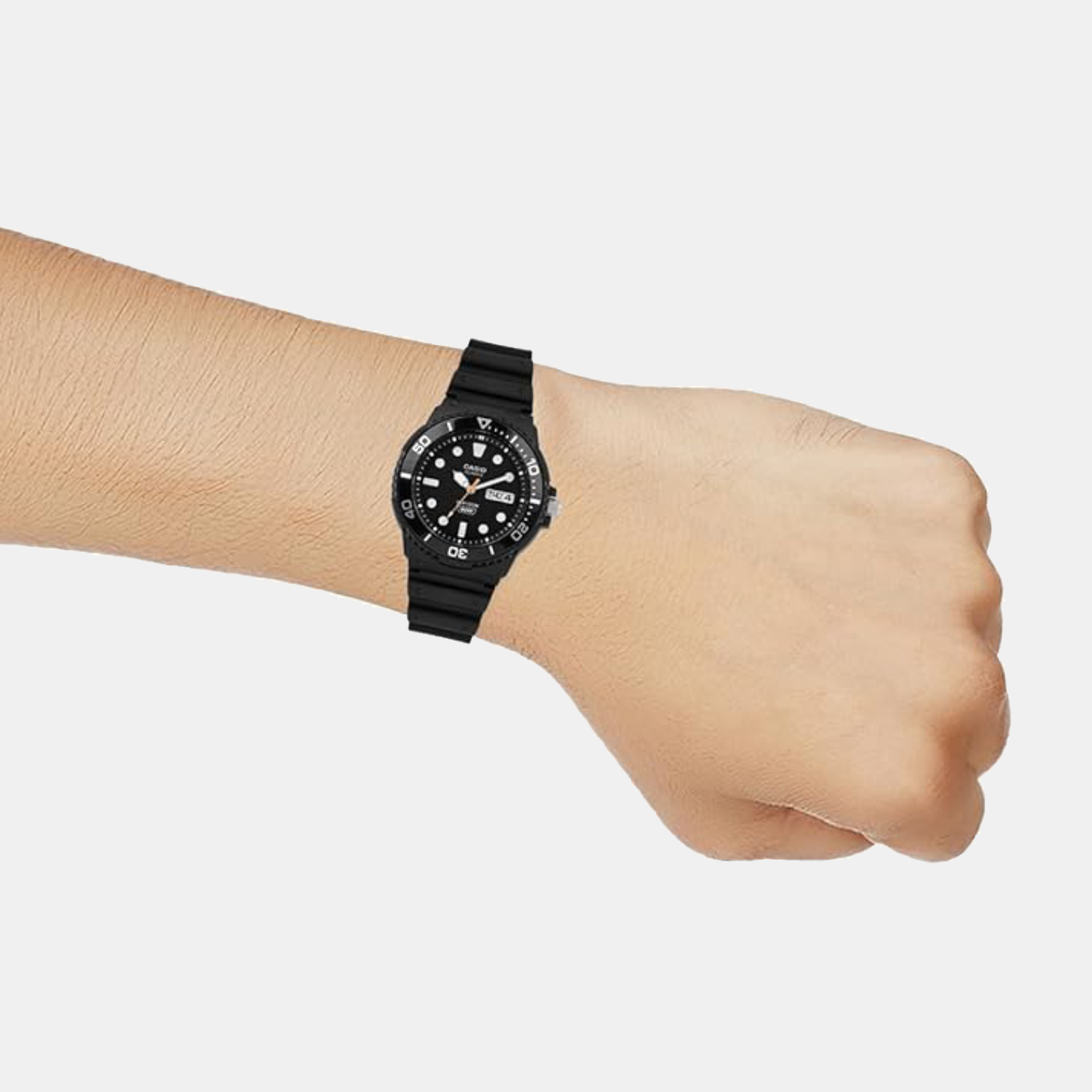 Youth Unisex Quartz Black Dial Analog Resin Watch A2402