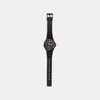 Youth Men Quartz Black Dial Analog Resin Watch A2403