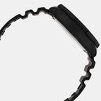 Youth Men Quartz Black Dial Analog Resin Watch A2404