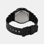 Youth Men Quartz Black Dial Analog Resin Watch A2404