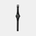 Youth Men Quartz Black Dial Analog Resin Watch A2404