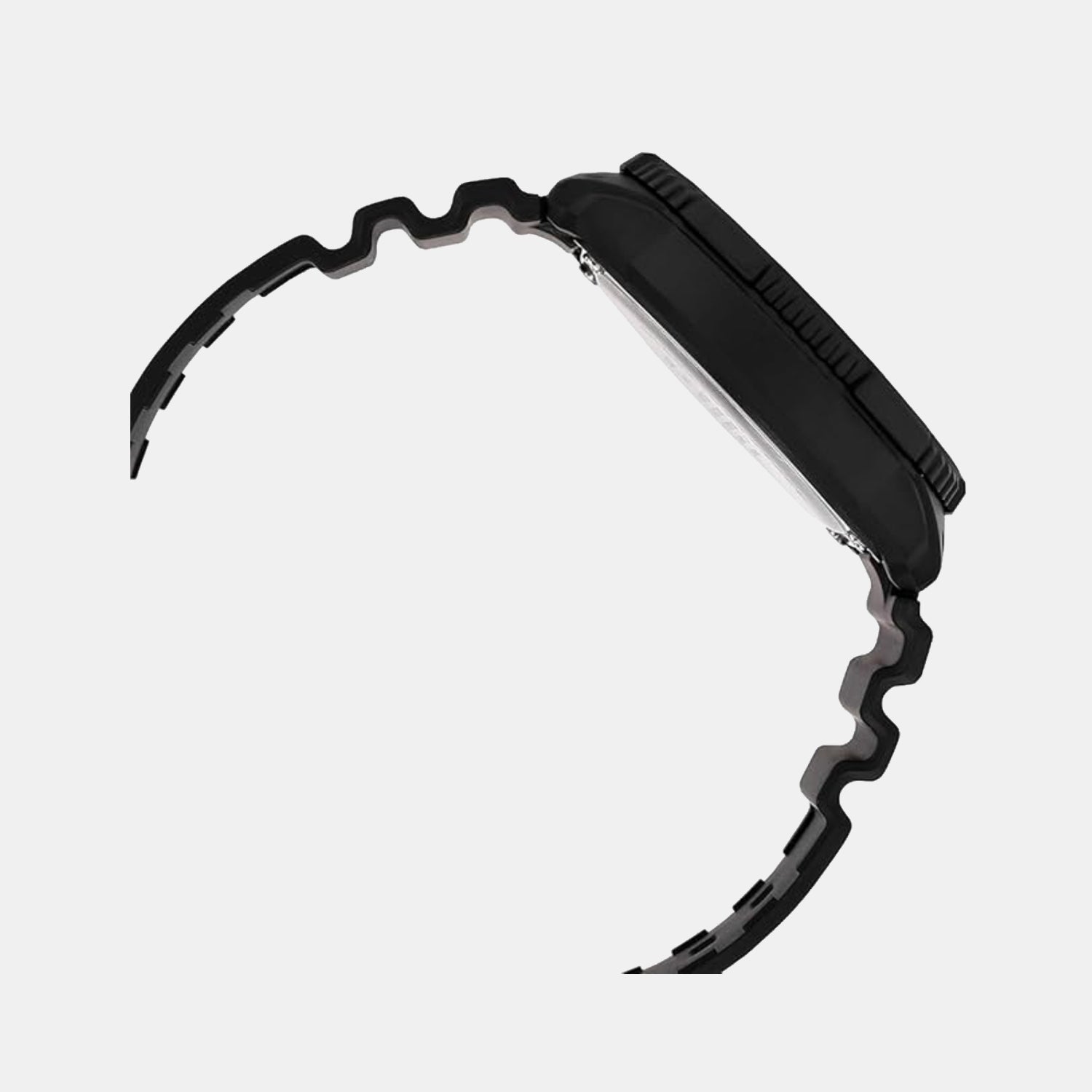 Youth Men Quartz Black Dial Analog Resin Watch A2404