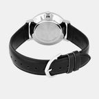 Enticer Men Quartz Black Dial Analog Leather Watch A2408