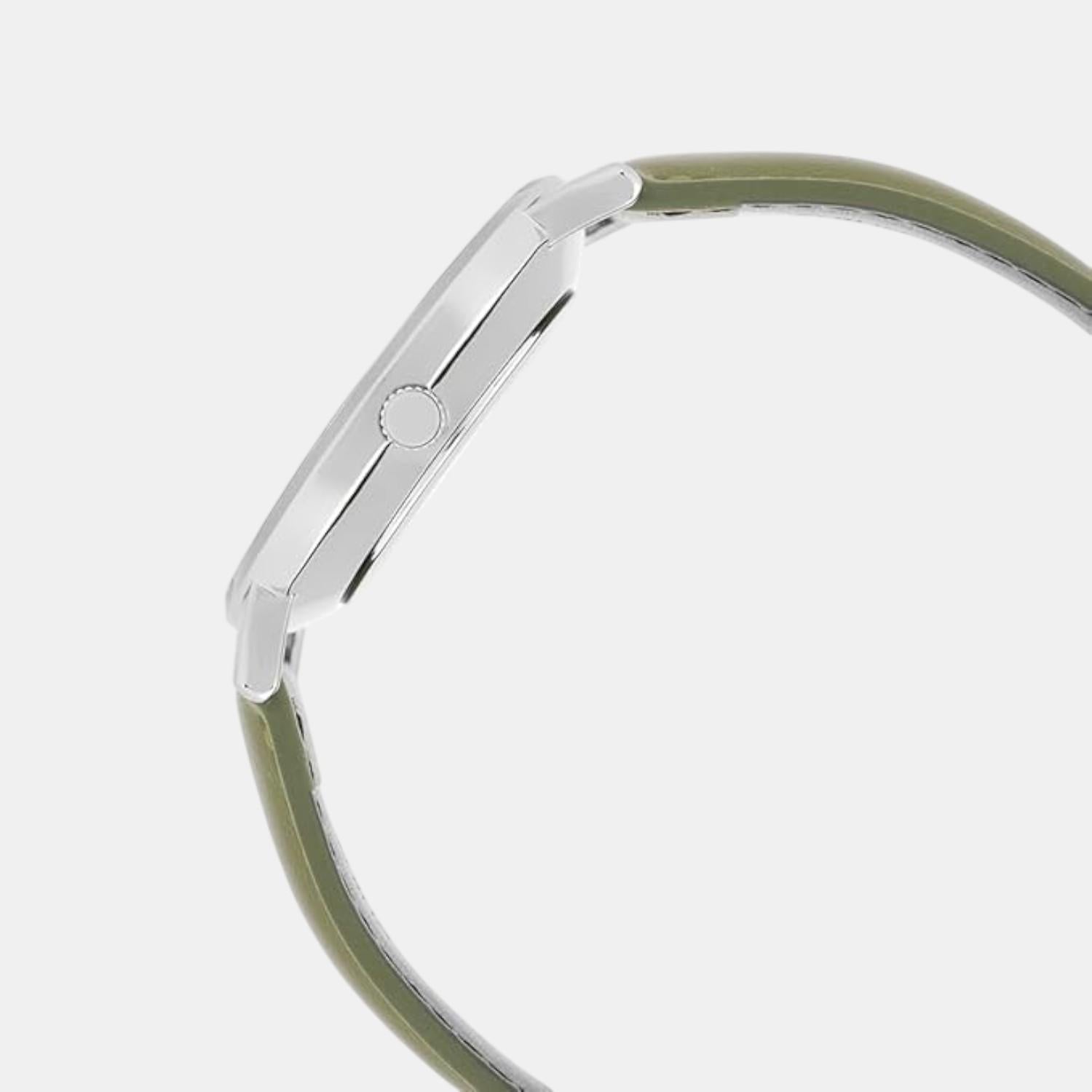 Enticer Men Quartz White Dial Analog Leather Watch A2409