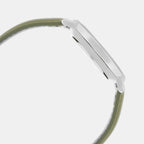 Enticer Men Quartz White Dial Analog Leather Watch A2409