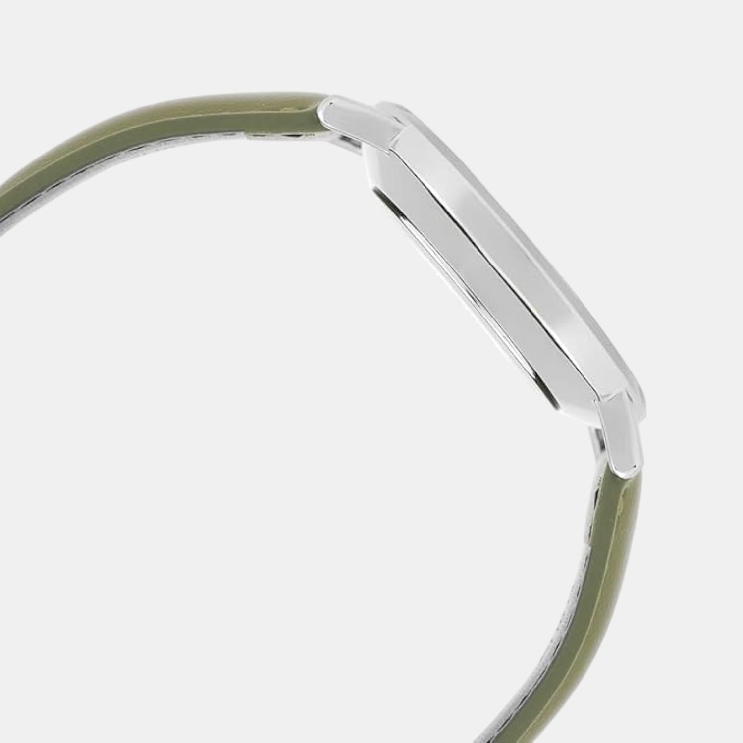 Enticer Men Quartz White Dial Analog Leather Watch A2409