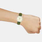 Enticer Men Quartz White Dial Analog Leather Watch A2409