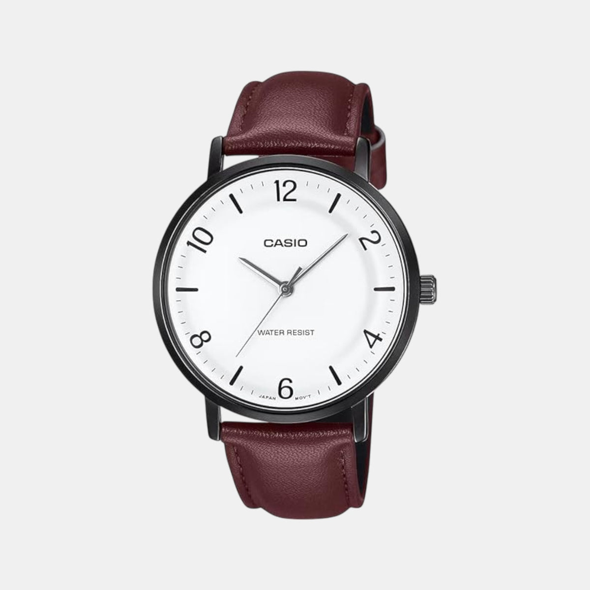Enticer Men Quartz White Dial Analog Leather Watch A2410