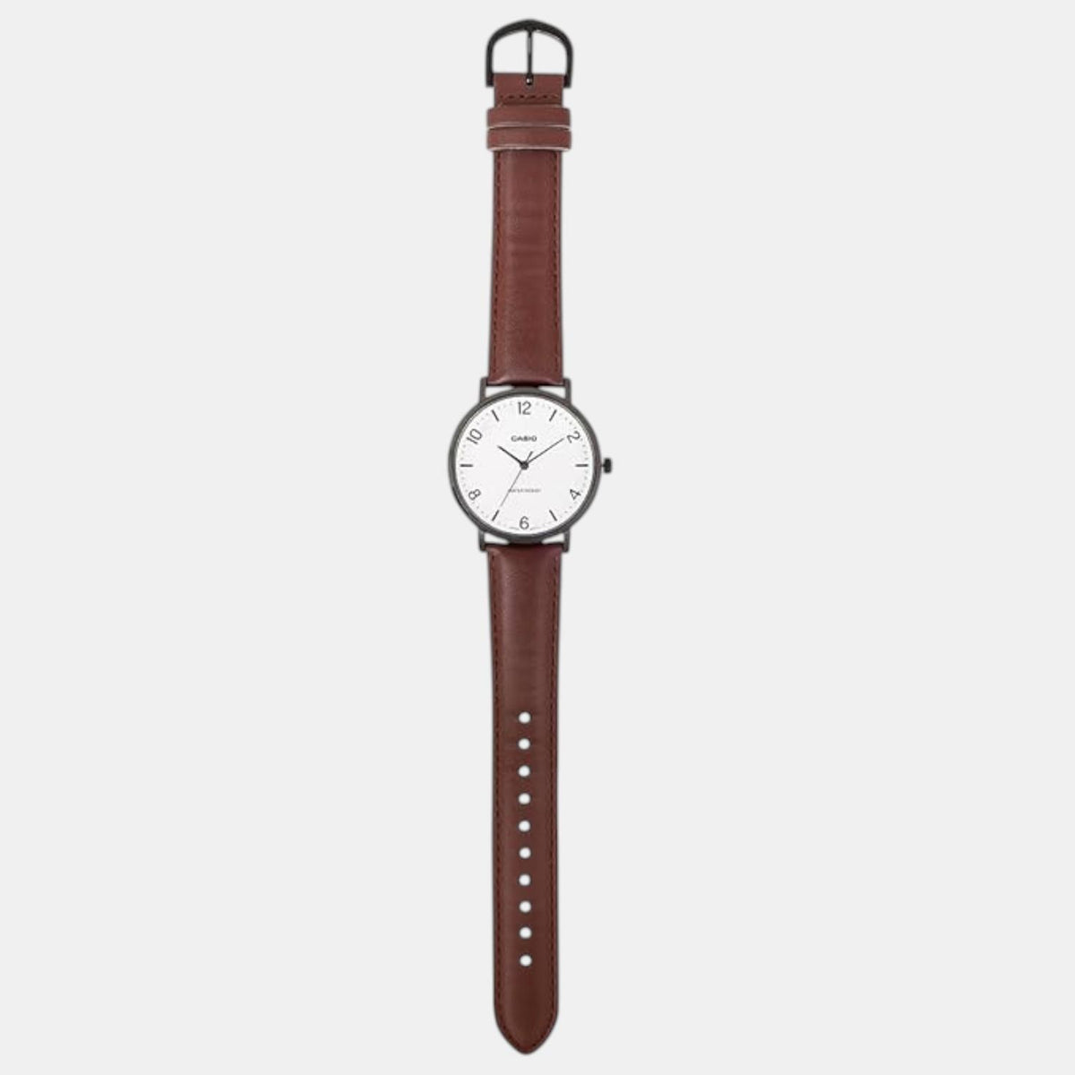 Enticer Men Quartz White Dial Analog Leather Watch A2410