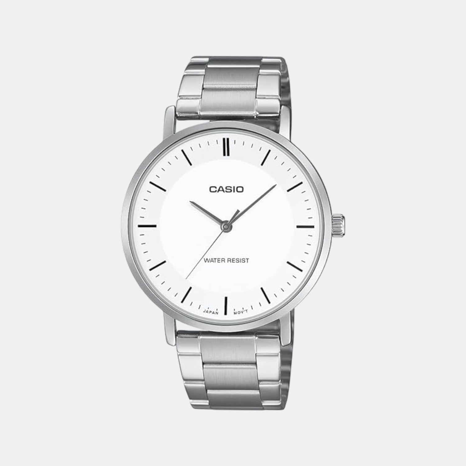 Enticer Men Quartz White Dial Analog Stainless Steel Watch A2412