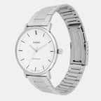 Enticer Men Quartz White Dial Analog Stainless Steel Watch A2412