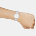 Enticer Men Quartz White Dial Analog Stainless Steel Watch A2412