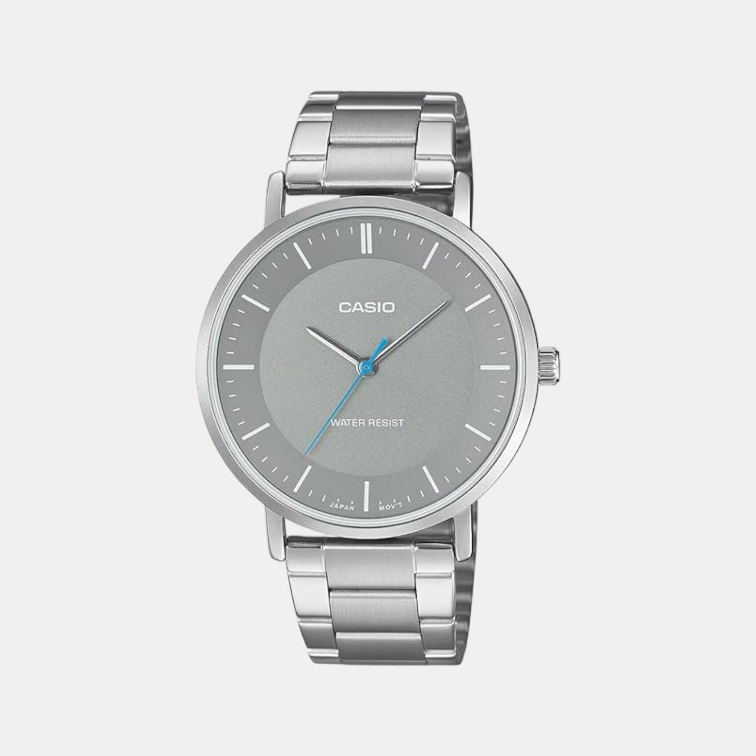 Enticer Men Quartz Grey Dial Analog Stainless Steel Watch A2413