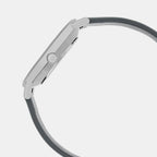 Enticer Men Quartz Grey Dial Analog Leather Watch A2415