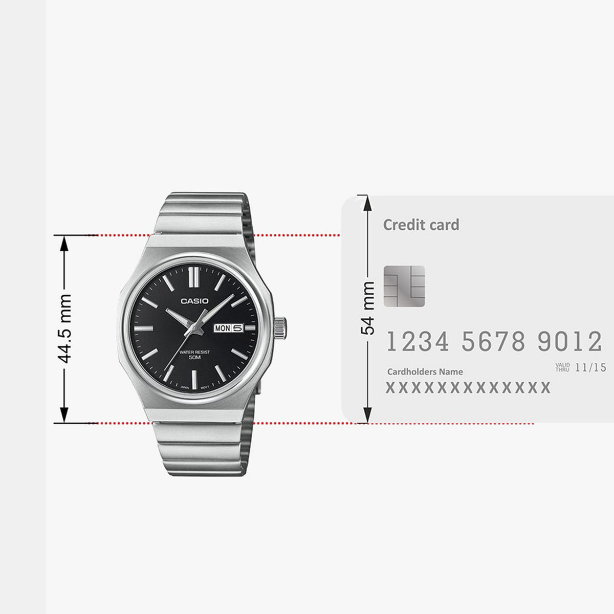Enticer Men Quartz Black Dial Analog Stainless Steel Watch A2416