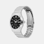 Enticer Men Quartz Black Dial Analog Stainless Steel Watch A2416