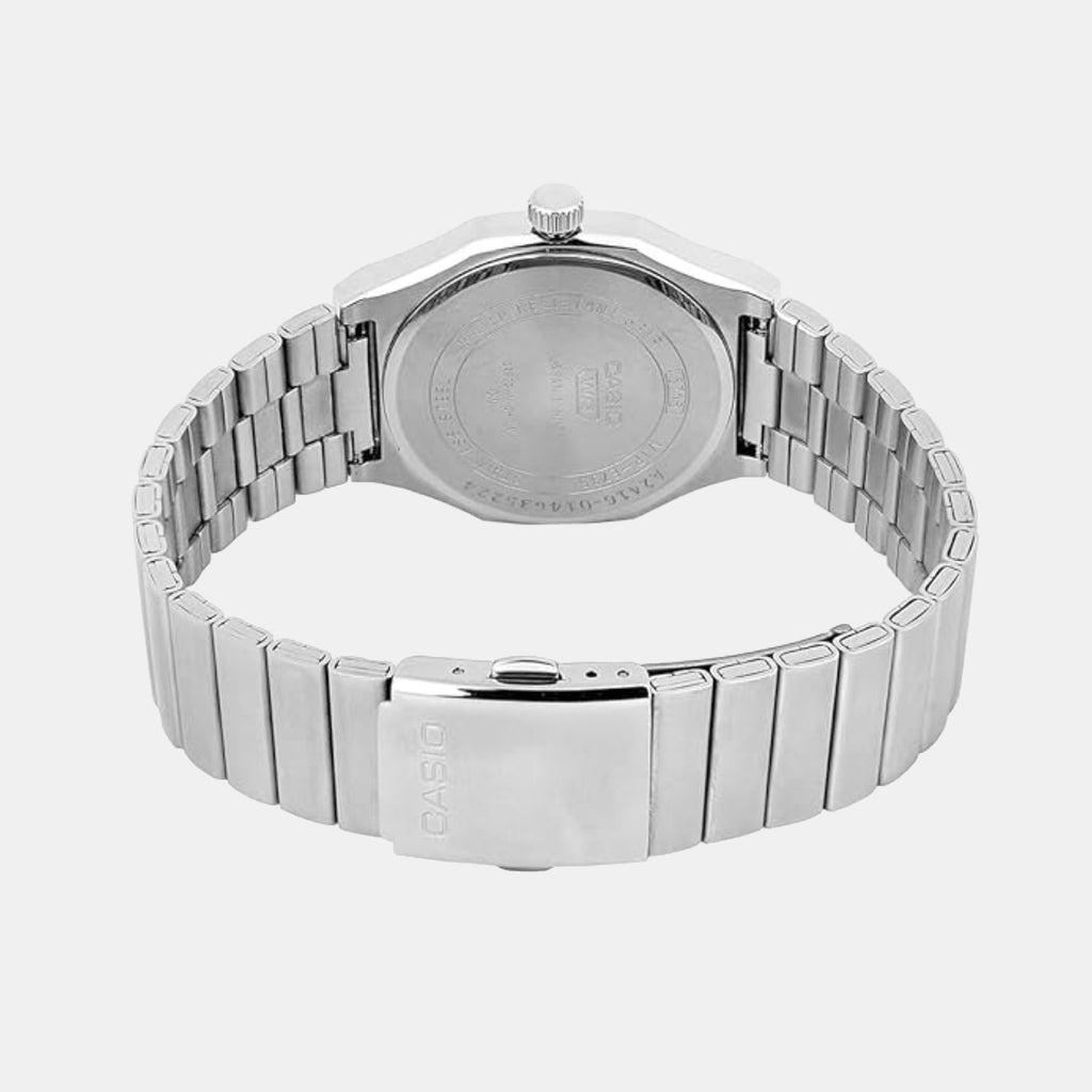 Enticer Men Quartz Black Dial Analog Stainless Steel Watch A2416