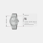 Enticer Men Quartz Silver Dial Analog Stainless Steel Watch A2417