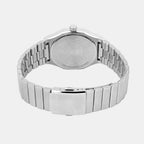 Enticer Men Quartz Silver Dial Analog Stainless Steel Watch A2417