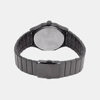 Enticer Men Quartz Silver Dial Analog Stainless Steel Watch A2418