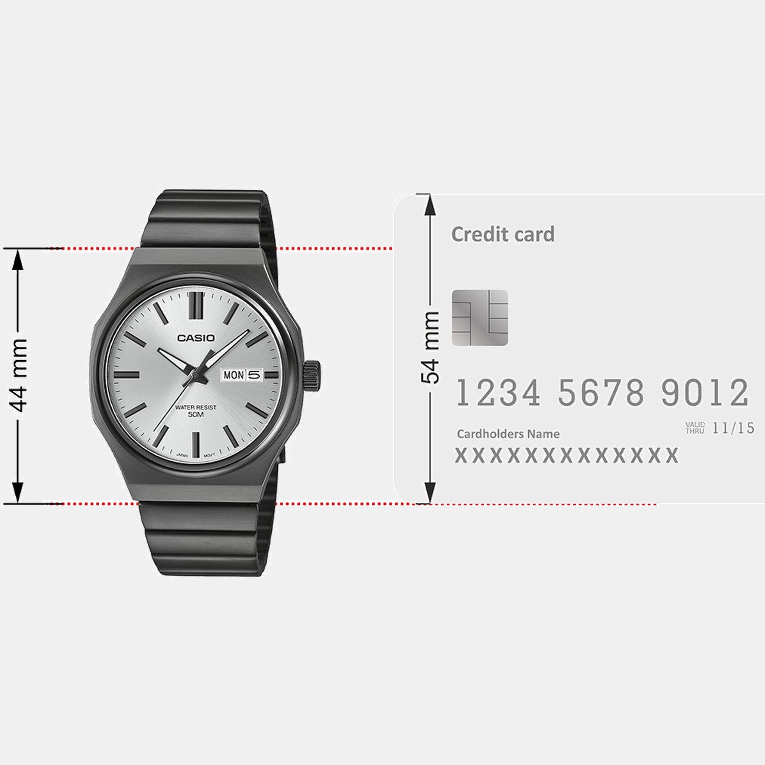 Enticer Men Quartz Silver Dial Analog Stainless Steel Watch A2418