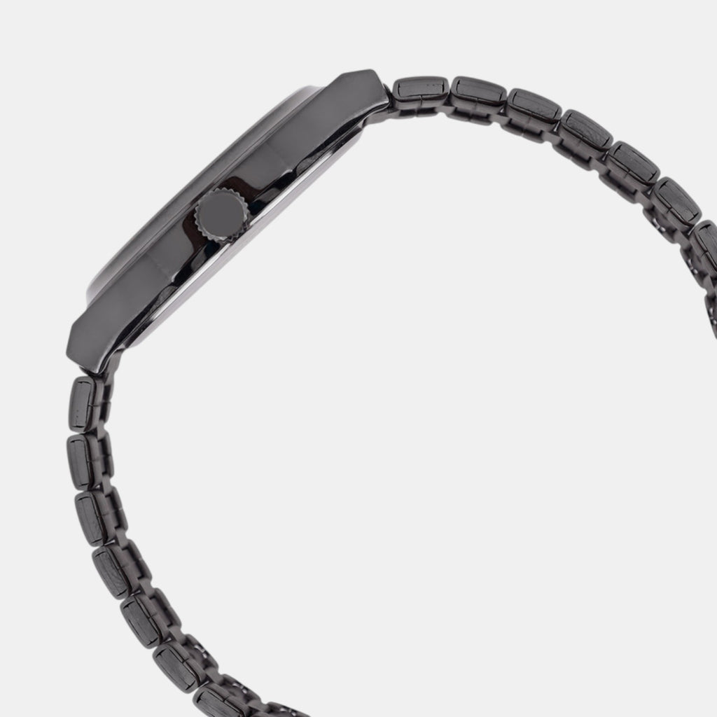 Enticer Men Quartz Silver Dial Analog Stainless Steel Watch A2418