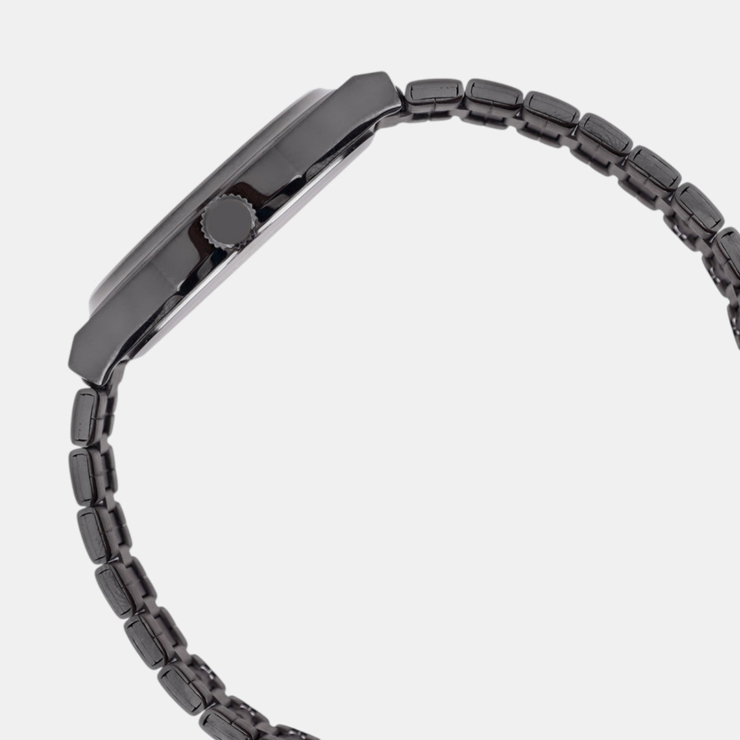 Enticer Men Quartz Silver Dial Analog Stainless Steel Watch A2418