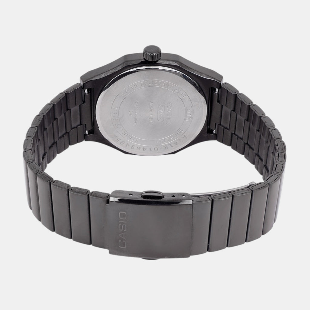 Enticer Men Quartz Silver Dial Analog Stainless Steel Watch A2418