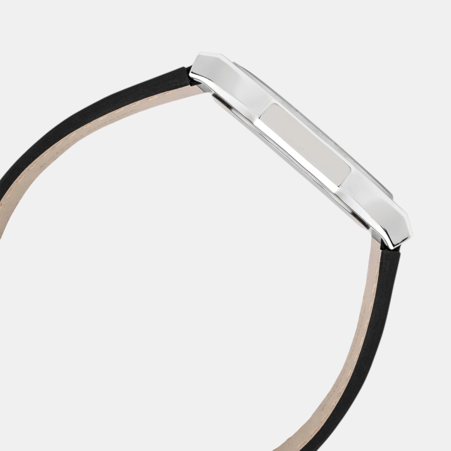 Enticer Men Quartz Grey Dial Analog Leather Watch A2419