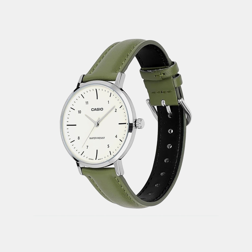 Enticer Women Quartz White Dial Analog Leather Watch A2425