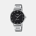 Enticer Women Quartz Black Dial Analog Stainless Steel Watch A2428