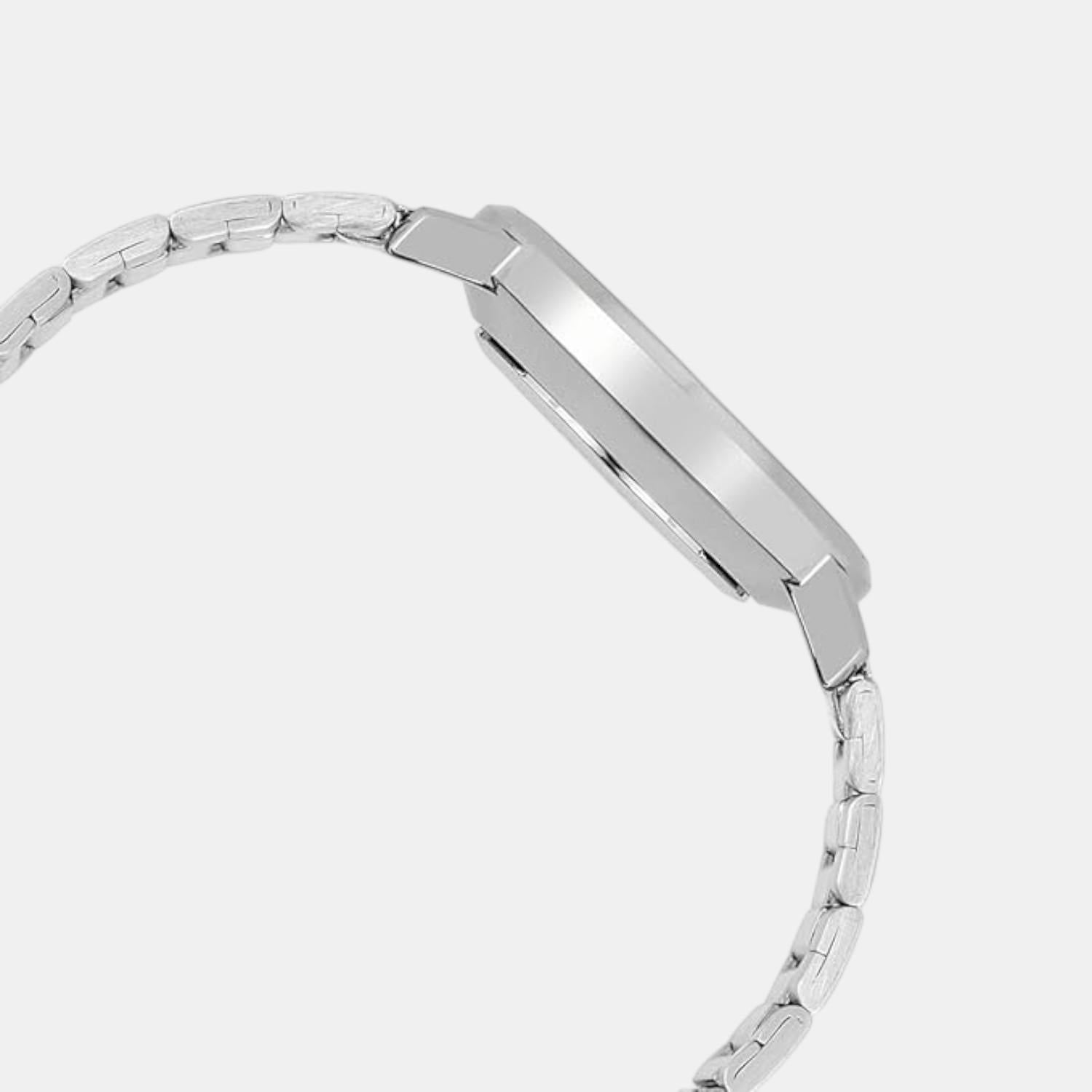 Enticer Women Quartz White Dial Analog Stainless Steel Watch A2431