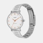 Enticer Women Quartz White Dial Analog Stainless Steel Watch A2431