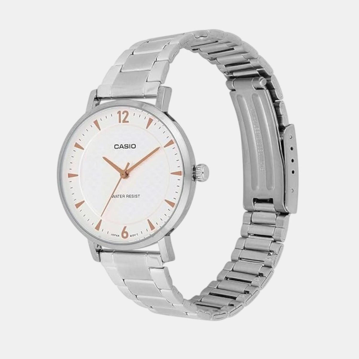 Enticer Women Quartz White Dial Analog Stainless Steel Watch A2431