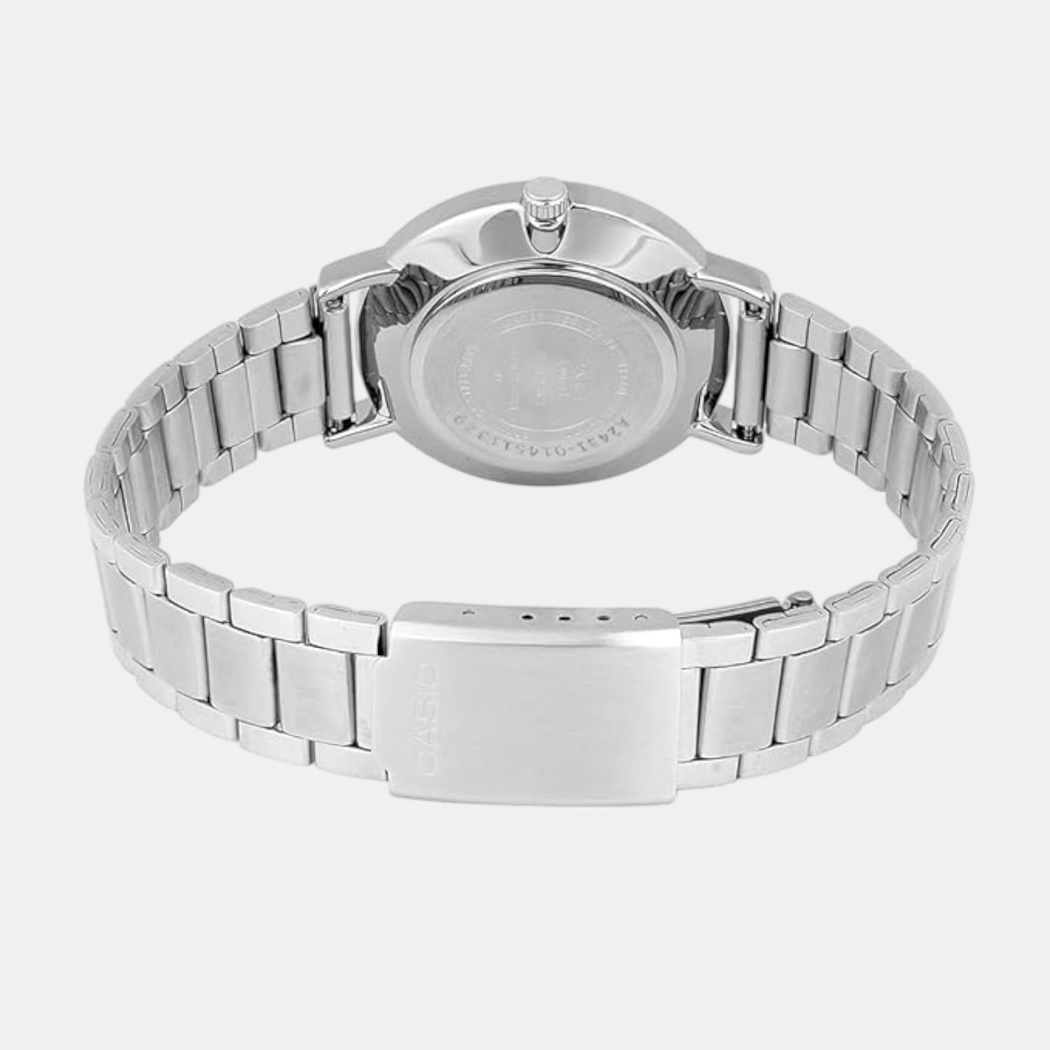 Enticer Women Quartz White Dial Analog Stainless Steel Watch A2431