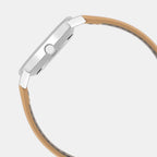 Enticer Women Quartz Gold Dial Analog Leather Watch A2432