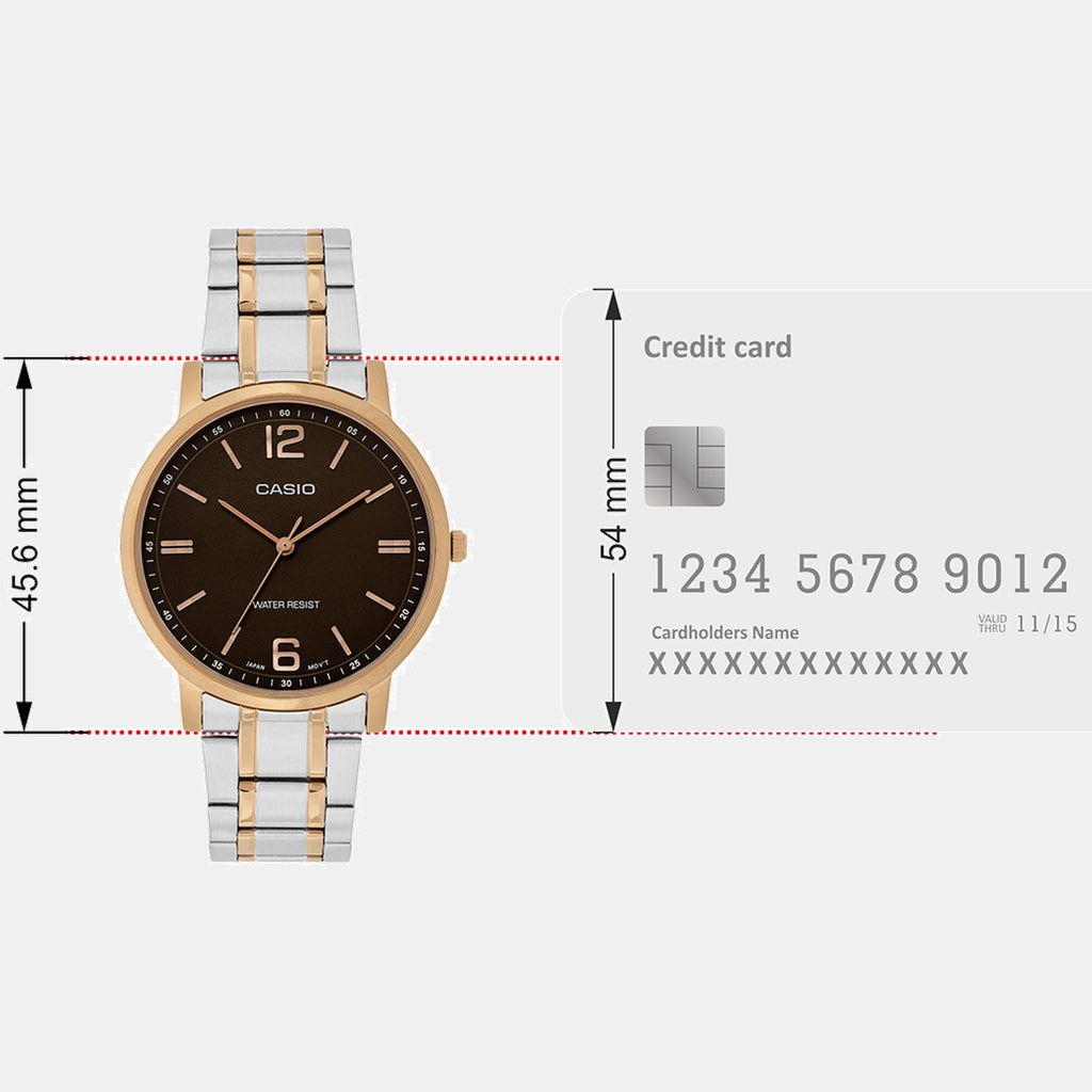 Enticer Men Quartz Blue Dial Analog Leather Watch A2435