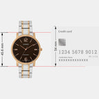 Enticer Men Quartz Blue Dial Analog Leather Watch A2435