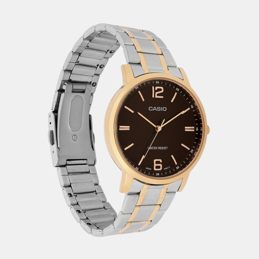 Enticer Men Quartz Blue Dial Analog Leather Watch A2435