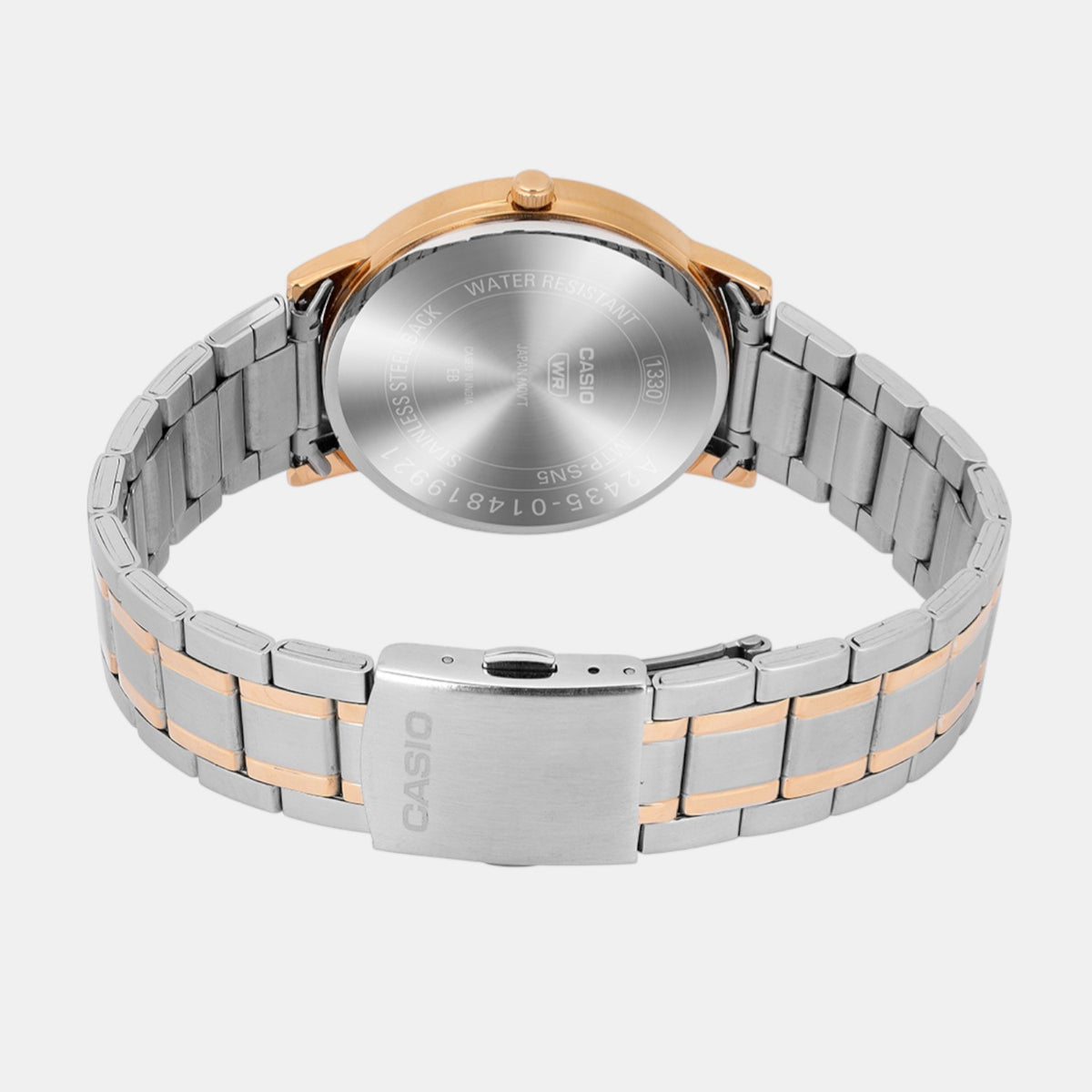 Enticer Men Quartz Brown Dial Analog Stainless Steel Watch A2435