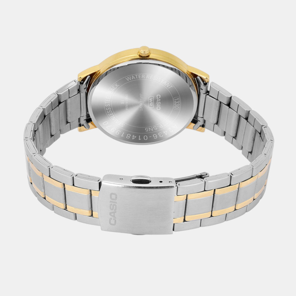 Enticer Men Quartz Blue Dial Analog Stainless Steel Watch A2436